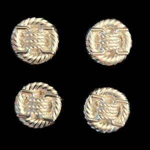 MAGNETIC NUMBER PINS "SPIKE" SILVER set of 4 NEW in box by ORNAMENTS